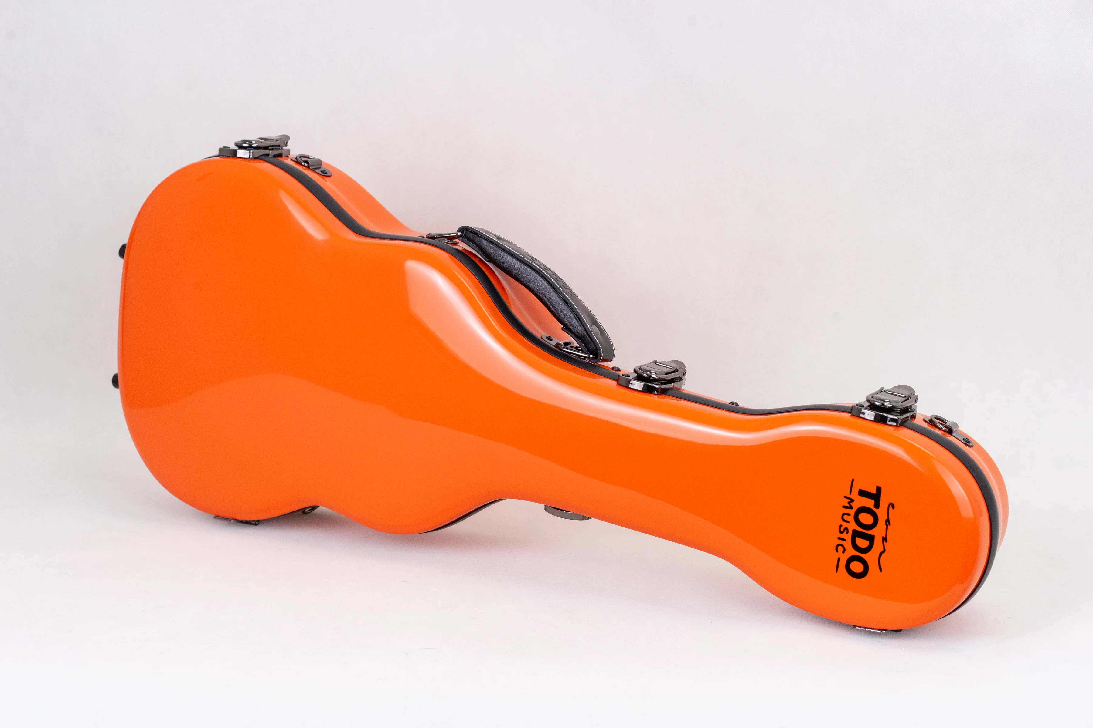 Premium Fiberglas Tenor Ukulele-Koffer Orange